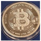 2023 $2 - 1 OZ .9999 FINE SILVER BITCOIN (840 Q)
