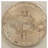 1OZ .999 FINE SILVER CRYPTO BITCOIN (997 H)