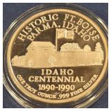 ONE TROY OUNCE .999 FINE SILVER (987 A)