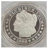 ONE TROY OUNCE .999 SILVER COIN (993 G)