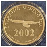 ONE TROY OUNCE .999 FINE SILVER (987 F)