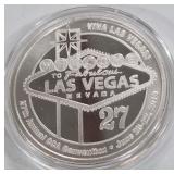 CASINO ONE TROY OUNCE .999 FINE SILVER (984 J)