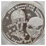 CASINO ONE TROY OUNCE .999 FINE SILVER (984 I)