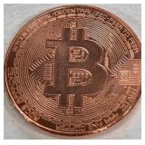 2022 1OZ .999 FINE COPPER CRYPTO BITCOIN (997 Z)