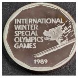 1oz SILVER SPECIAL OLYMPICS COIN (882  E)