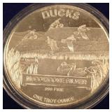 ONE TROY OUNCE .999 FINE SILVER COIN (983 E)