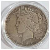 1926 - PEACE SILVER DOLLAR (999 A95)