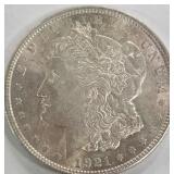1921 - MORGAN SILVER DOLLAR (999 A13)