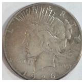 1926 - PEACE SILVER DOLLAR (999 A88)
