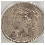 1923 - PEACE SILVER DOLLAR (989 I)