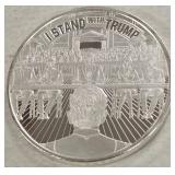DONALD J. TRUMP 1oz .999 FINE SILVER (986 J)