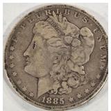 1885 "O" - MORGAN SILVER DOLLAR (999 A63)