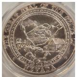 ONE OZ - .999 FINE SILVER NEVADA COIN (420 D)