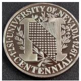 UNIVERSITY OF NEVADA SILVER 1oz COIN (888 AF)