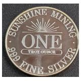.999 FINE SILVER - ONE TROY OUNCE (890 AK)