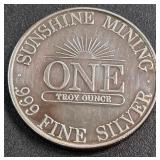 .999 FINE SILVER - ONE TROY OUNCE (890 AL)