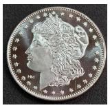 ONE TROY OUNCE SILVER COIN .999 (872 K)