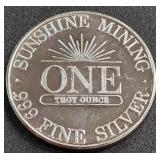 .999 FINE SILVER - ONE TROY OUNCE (882 A)