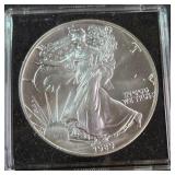 1989 - 1oz FINE SILVER ONE DOLLAR (579 O)