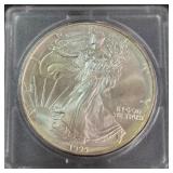 1995 - 1oz FINE SILVER ONE DOLLAR (579 P)