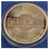 ONE TROY OZ .9999 FINE SILVER (840 N)