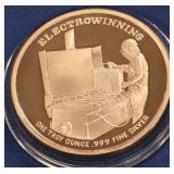 ONE TROY OUNCE .999 FINE SILVER (840 C)