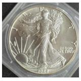 1988 - 1oz FINE SILVER ONE DOLLAR (579 H)