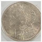1921 - MORGAN SILVER DOLLAR (999 A17)