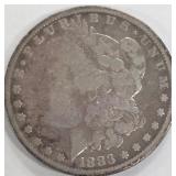 1883 - MORGAN SILVER DOLLAR (999 A11)
