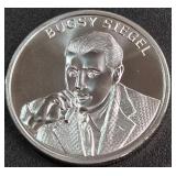 BUGSY STEGEL 1oz SILVER COIN (888 C)