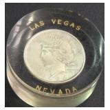 1924 PEACE SILVER DOLLAR  IN RESIN (896 C)