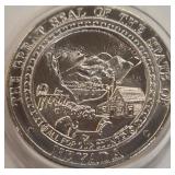 ONE OZ - .999 FINE SILVER NEVADA COIN (420 E)