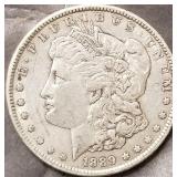 1889 - MORGAN SILVER DOLLAR (569 B)