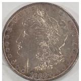 1886 - MORGAN SILVER DOLLAR (999 A21)