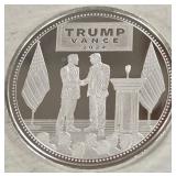 DONALD J. TRUMP 1oz .999 FINE SILVER (986 D)