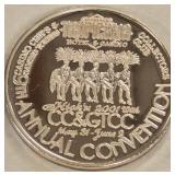 CASINO .999 FINE SILVER ONE TROY OUNCE (440 F)