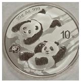 2022 - 30 GRAM .999 SILVER PANDA COIN (994 C)