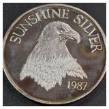 156grams .999 FINE SILVER ROUND (938)