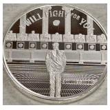 DONALD J. TRUMP 1oz .999 FINE SILVER (986 X)