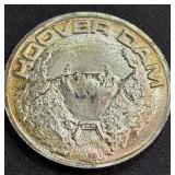 HOOVER DAM 1 TROY OZ .999 FINE SILVER (895 H)