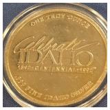 ONE TROY OUNCE .999 FINE SILVER (987 H)