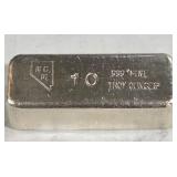 10 TROY OUNCE .999 FINE SILVER BAR (834)