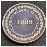 .999 FINE SILVER - ONE TROY OUNCE (890 AB)