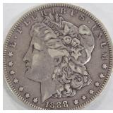 1888 - MORGAN SILVER DOLLAR (999 A7)
