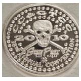 CASINO .999 FINE SILVER ONE TROY OUNCE (440 S)