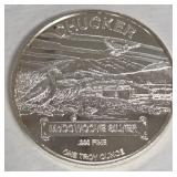 .999 FINE SILV ER ONE TROY OUNCE (995 C)