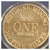 .999 FINE SILVER ONE TROY OUNCE (840 AF)