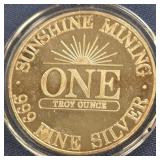 .999 FINE SILVER ONE TROY OUNCE (840 AB)