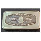 FRANKLIN MINT 1000 GRAINS STERLING SILVER (733 A)