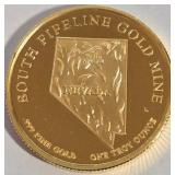 ROYAL GOLD .999 FINE GOLD ONE TROY OUNCE (971)